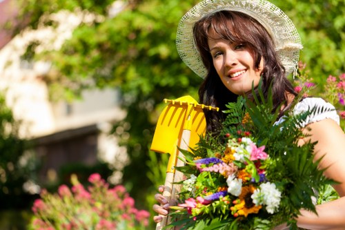 Scheduling and planning paperwork for garden services